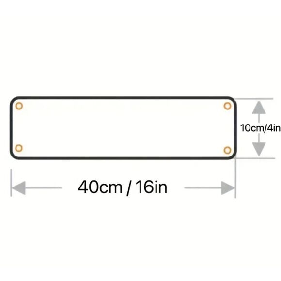 New! Metal Tin Sign (4''x16") HIGH STREET Hippies are Happier! - Picture 3 of 4